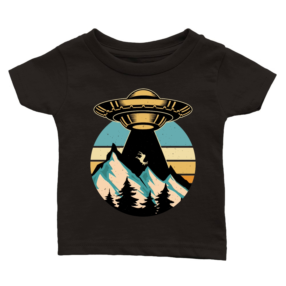 Vintage UFO Alien 28 Classic Baby Crewneck T-shirt