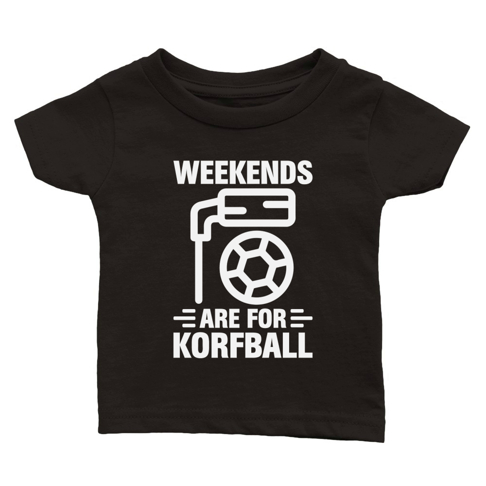 Weekends Are For Korfball Classic Baby Crewneck T-shirt