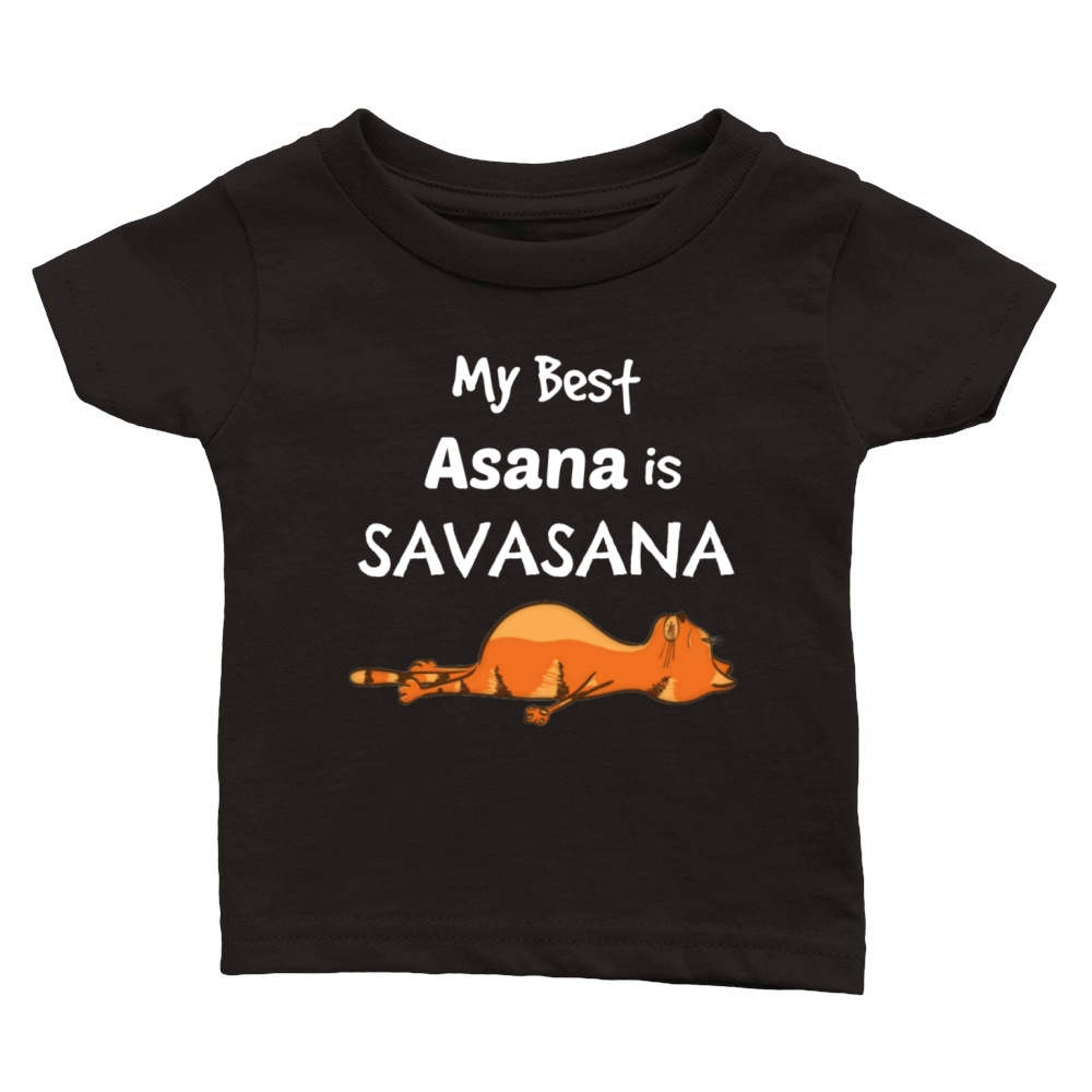Yoga Cat - my best asana Classic Baby Crewneck T-shirt