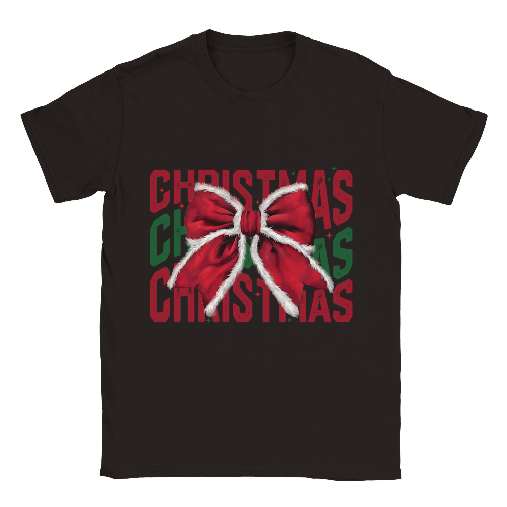Christmas bow4 Classic Kids Crewneck T-shirt