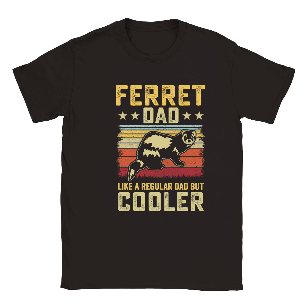 Ferret dad like a regular dad but cooler (8) Classic Kids Crewneck T-shirt