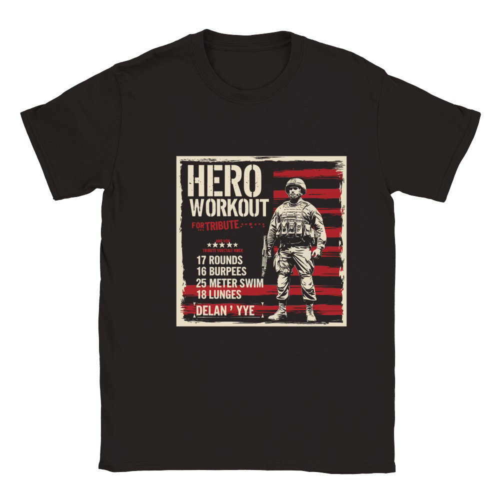 Hero Workout for tribute Classic Kids Crewneck T-shirt