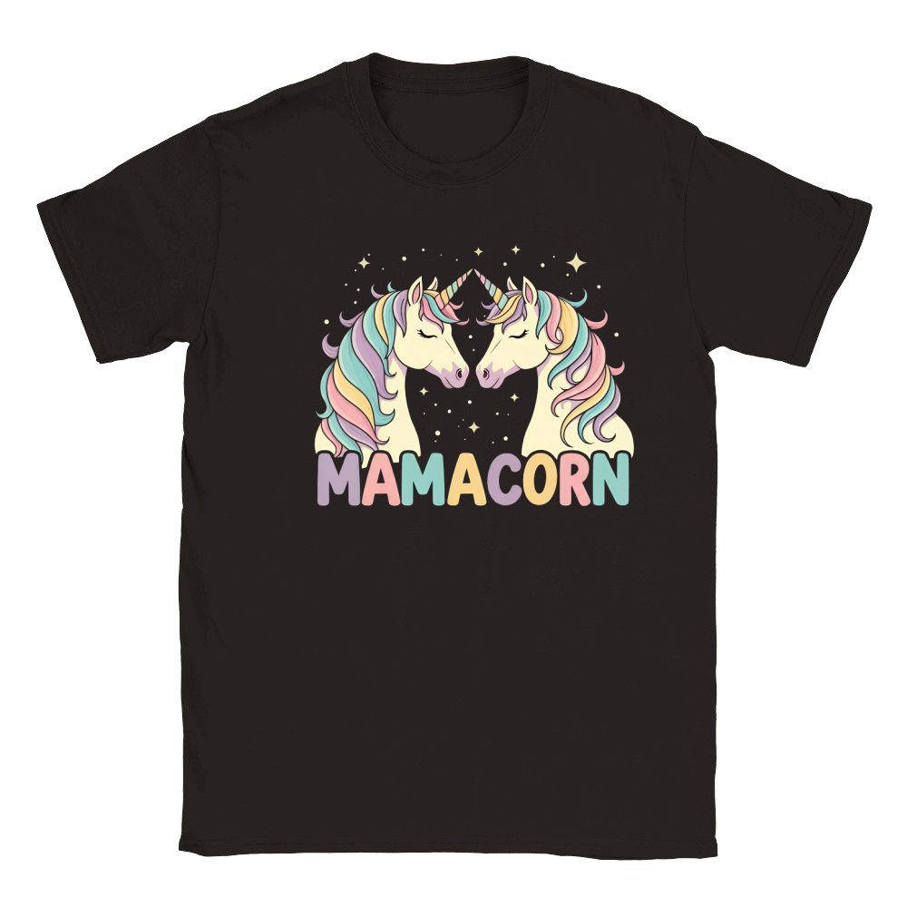 Mamacorn 02 Classic Kids Crewneck T-shirt