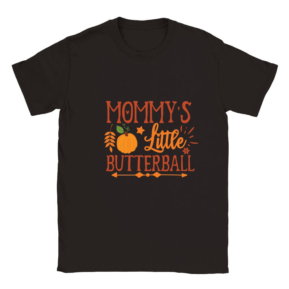 Mommys Little Butterball Classic Kids Crewneck T-shirt