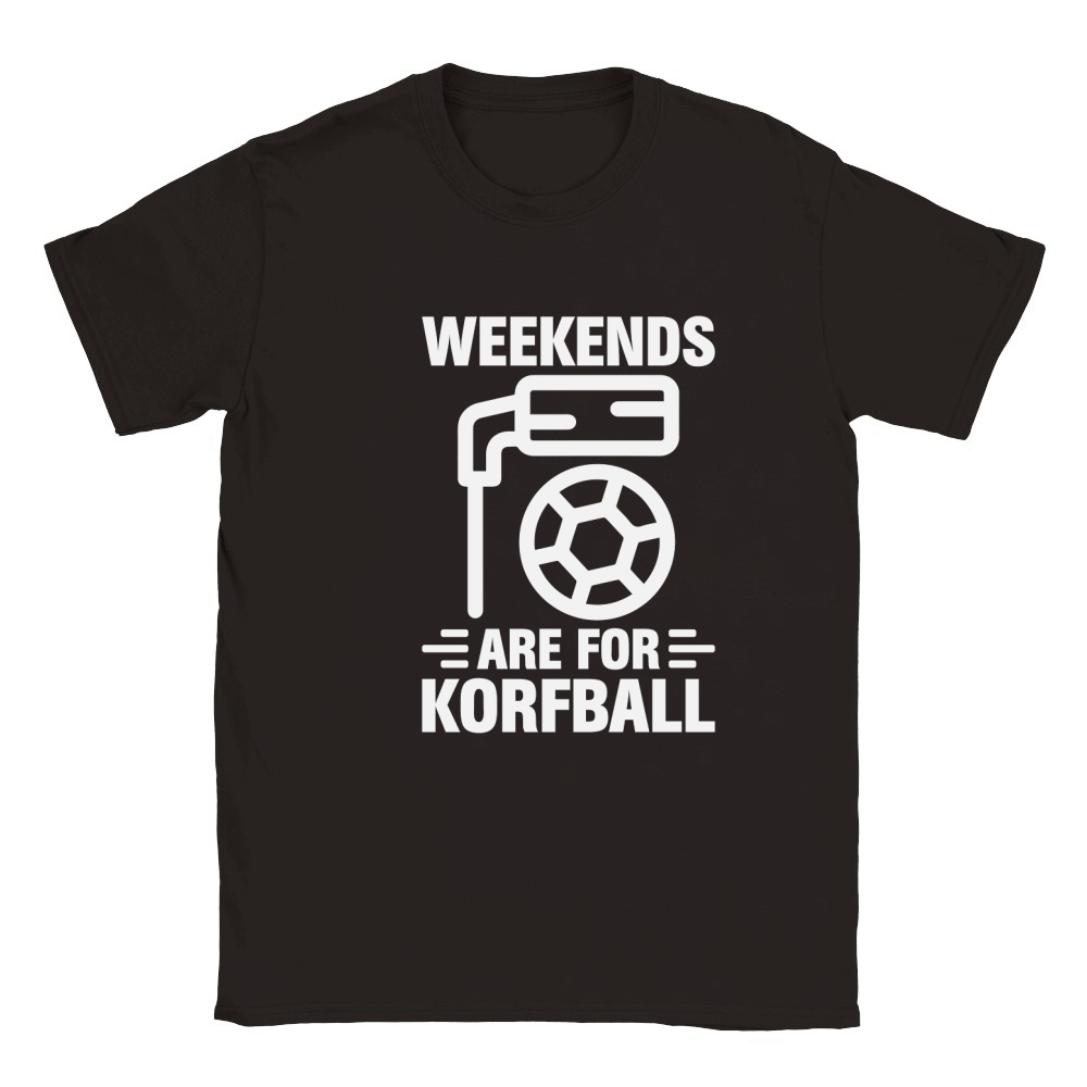 Weekends Are For Korfball Classic Kids Crewneck T-shirt