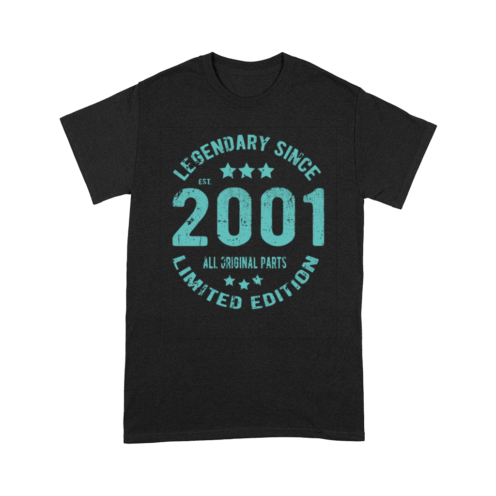 2001 Vintage Birthday Comfort T-shirt