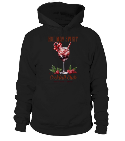 Holiday Spirit Cocktail Club 02 Hoodie Unisex