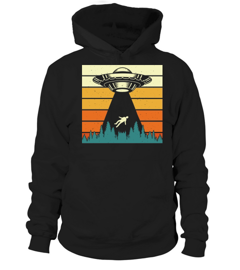 Vintage UFO Alien 38 Hoodie Unisex
