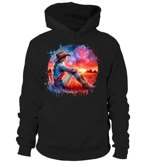 Watercolor Cowgirl 04 Hoodie Unisex