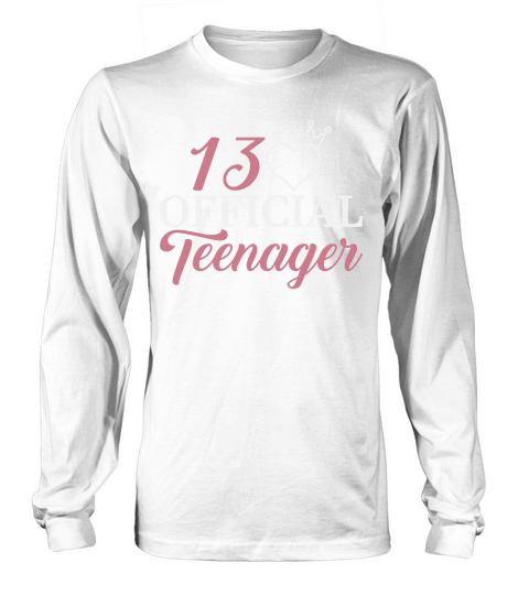 13 official teenager Long sleeved Unisex