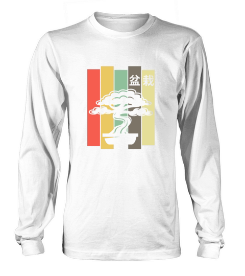 Bonsai Tree Japanese Retro Vintage Long sleeved Unisex