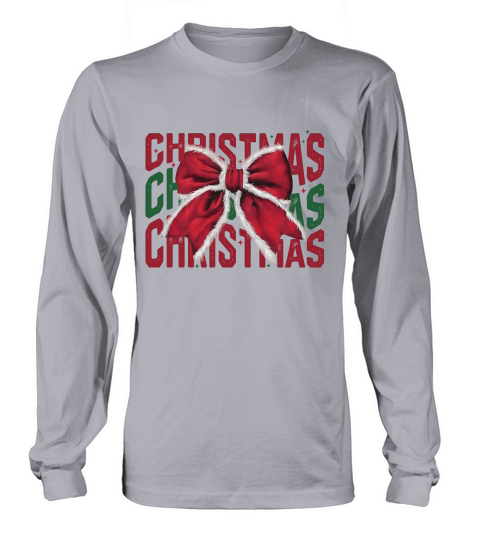 Christmas bow4 Long sleeved Unisex