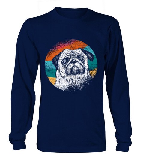 Pug face Long sleeved Unisex