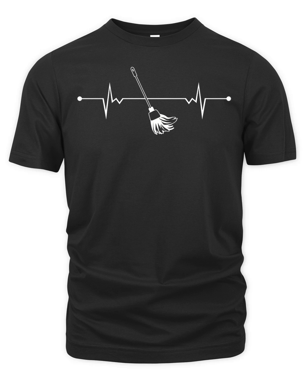 Cleaning Elements with Heartbeat Line Organic Unisex T-shirt