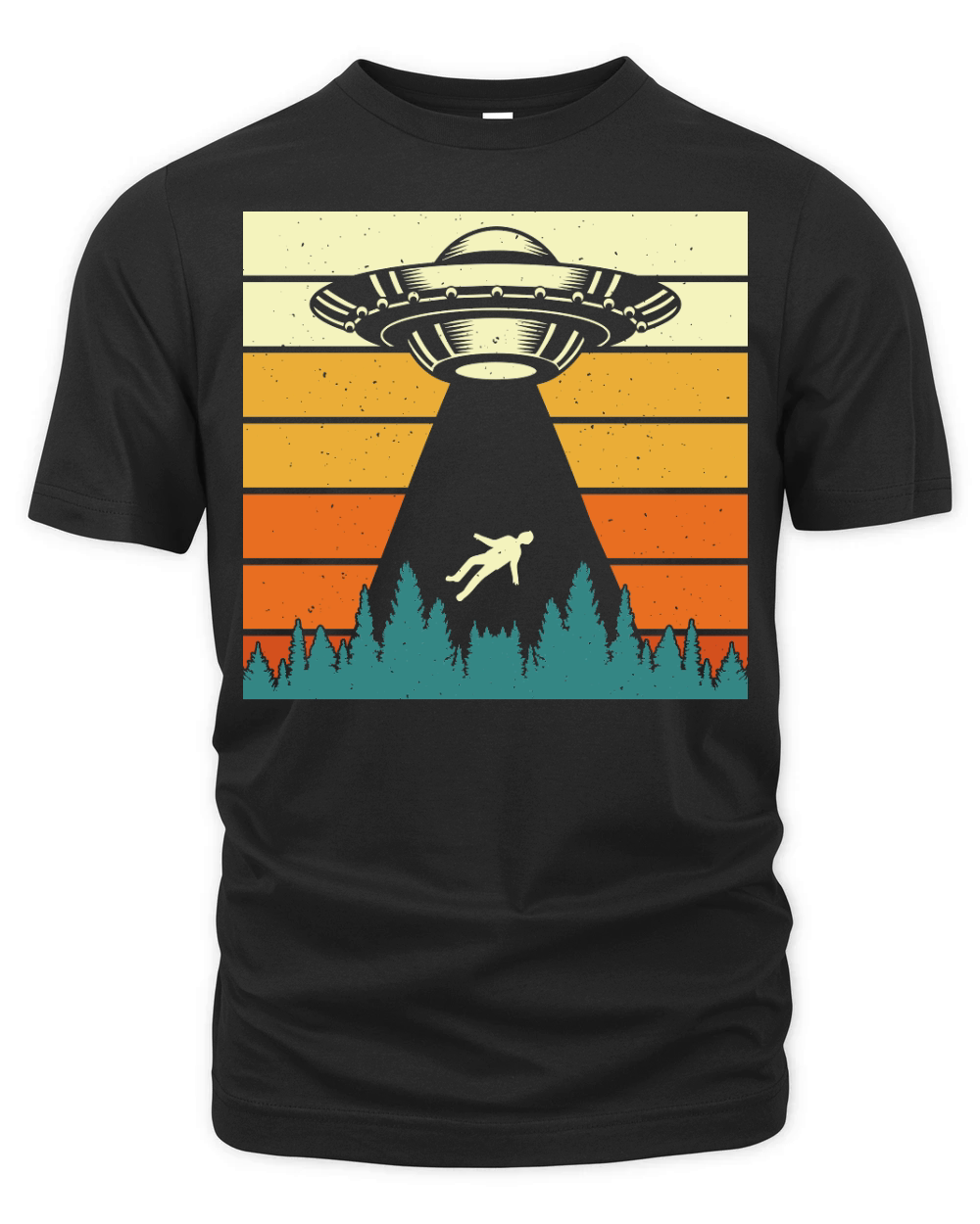 Vintage UFO Alien 38 Organic Unisex T-shirt