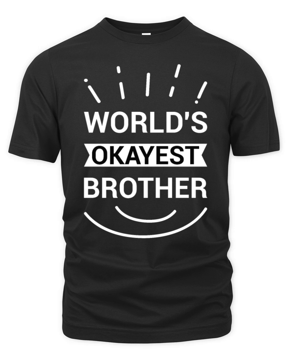 Worlds Okayest Brother Organic Unisex T-shirt