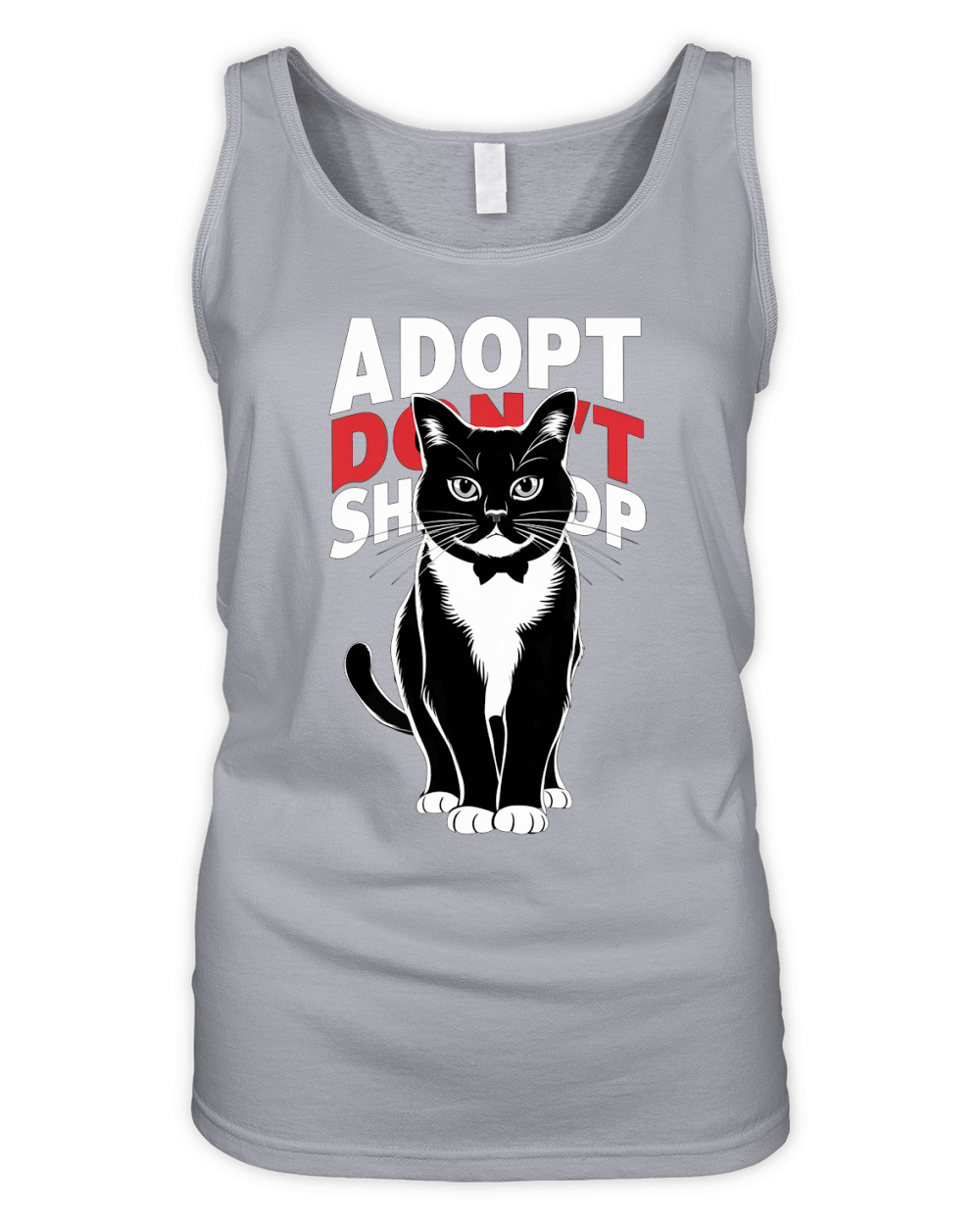 Adopt Dont Shop Cat Organic Women's Tank Top