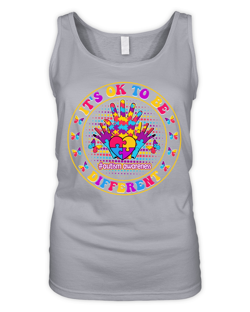Autism   Its Ok To Be Organic Women's Tank Top