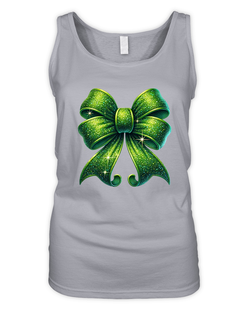 Christmas Coquette Bow 9 04 Organic Women's Tank Top
