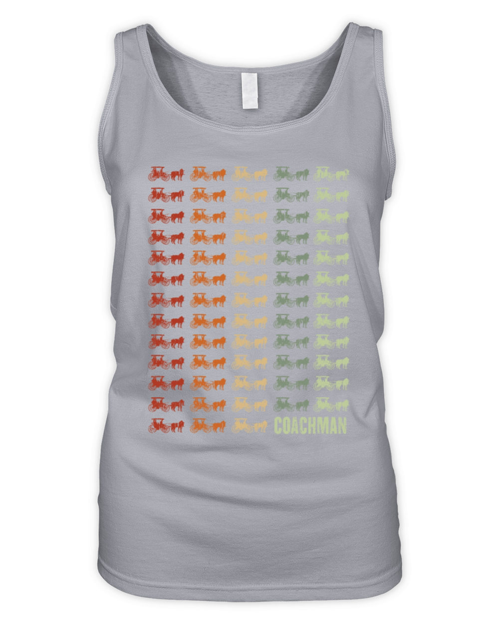 Coachman carriage horse Organic Women's Tank Top