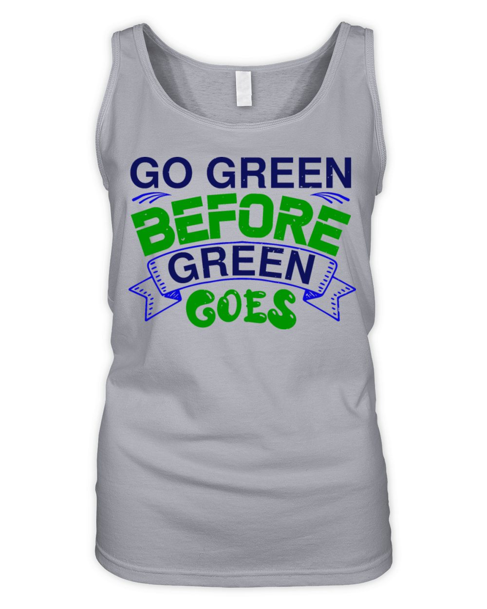 environmentalist slogan shirt Organic Women's Tank Top