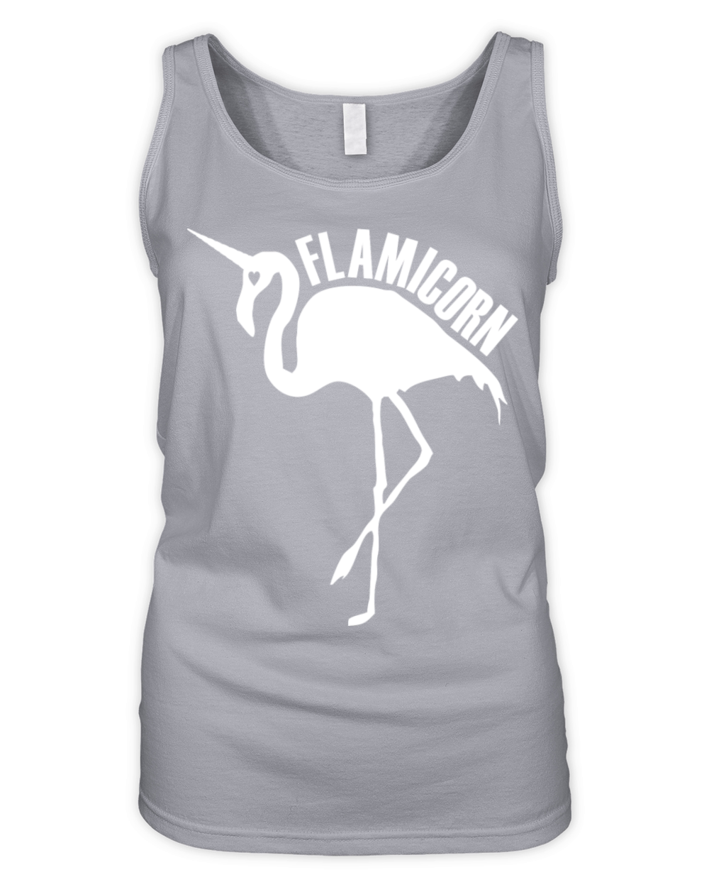 flamingo unicorn hybrid creature hybrids white Organic Women's Tank Top