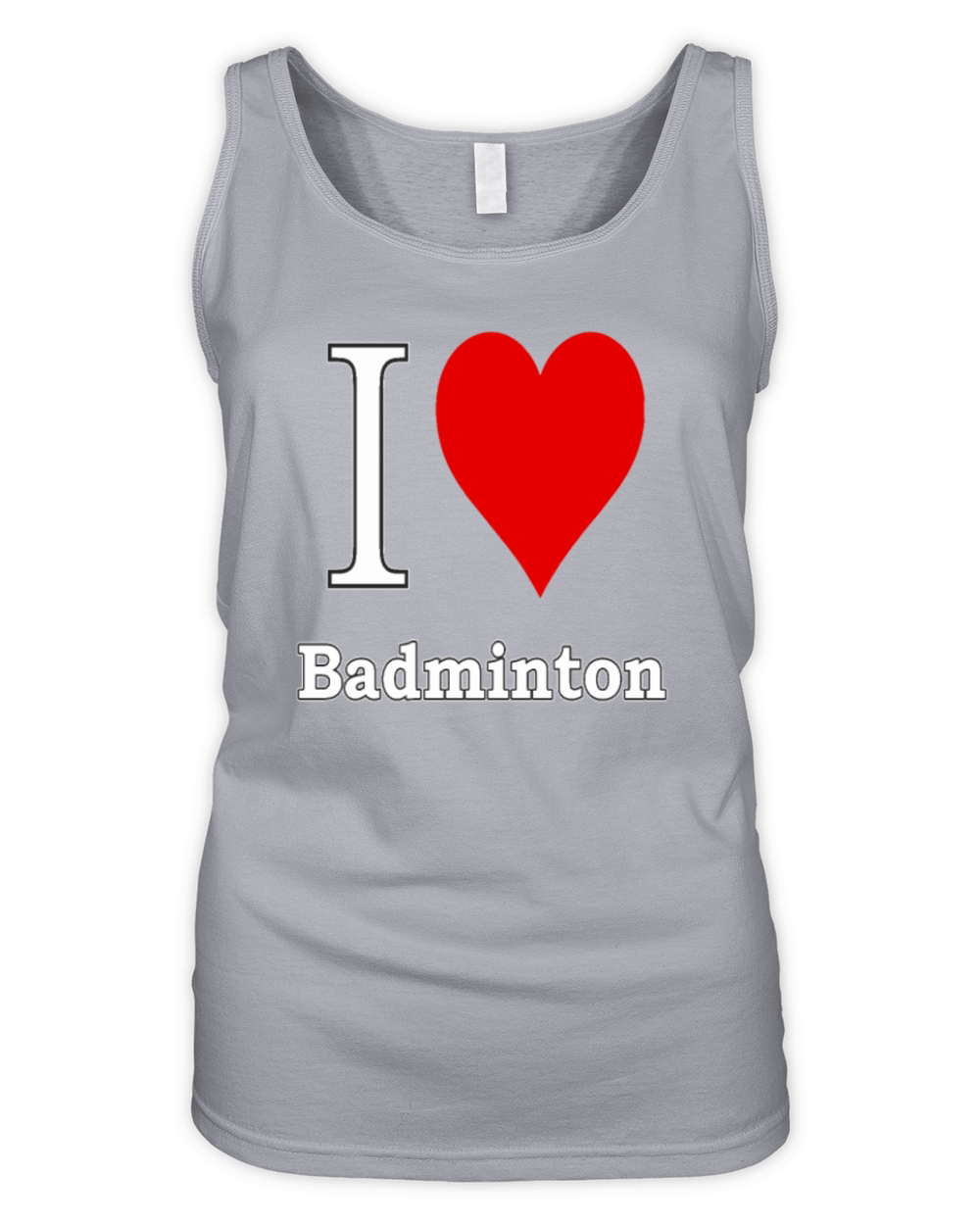 I love Badminton - I love sports Organic Women's Tank Top