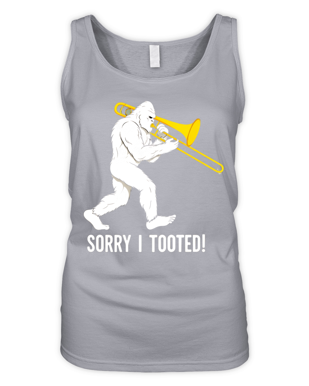Sorry I Tooted Sasquatch Organic Women's Tank Top