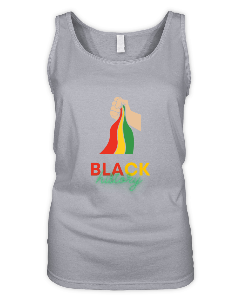 Vintage Black History Month Organic Women's Tank Top