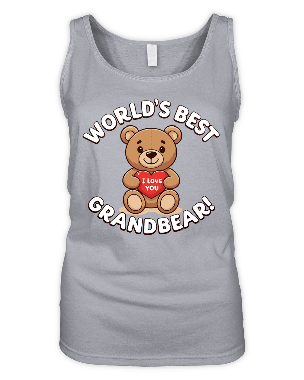 Worlds best grand bear! Organic Women's Tank Top