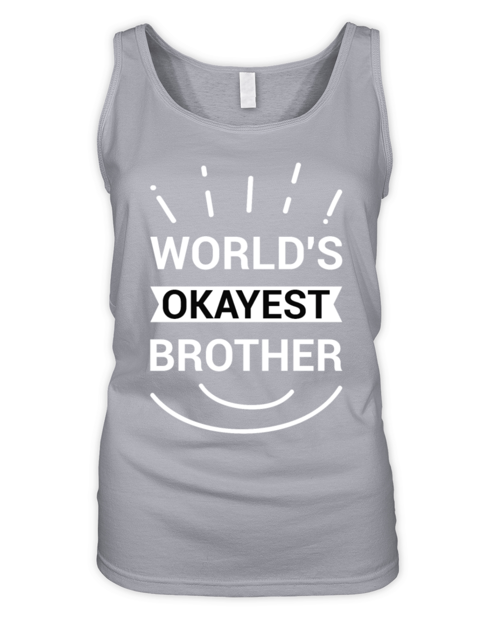 Worlds Okayest Brother Organic Women's Tank Top