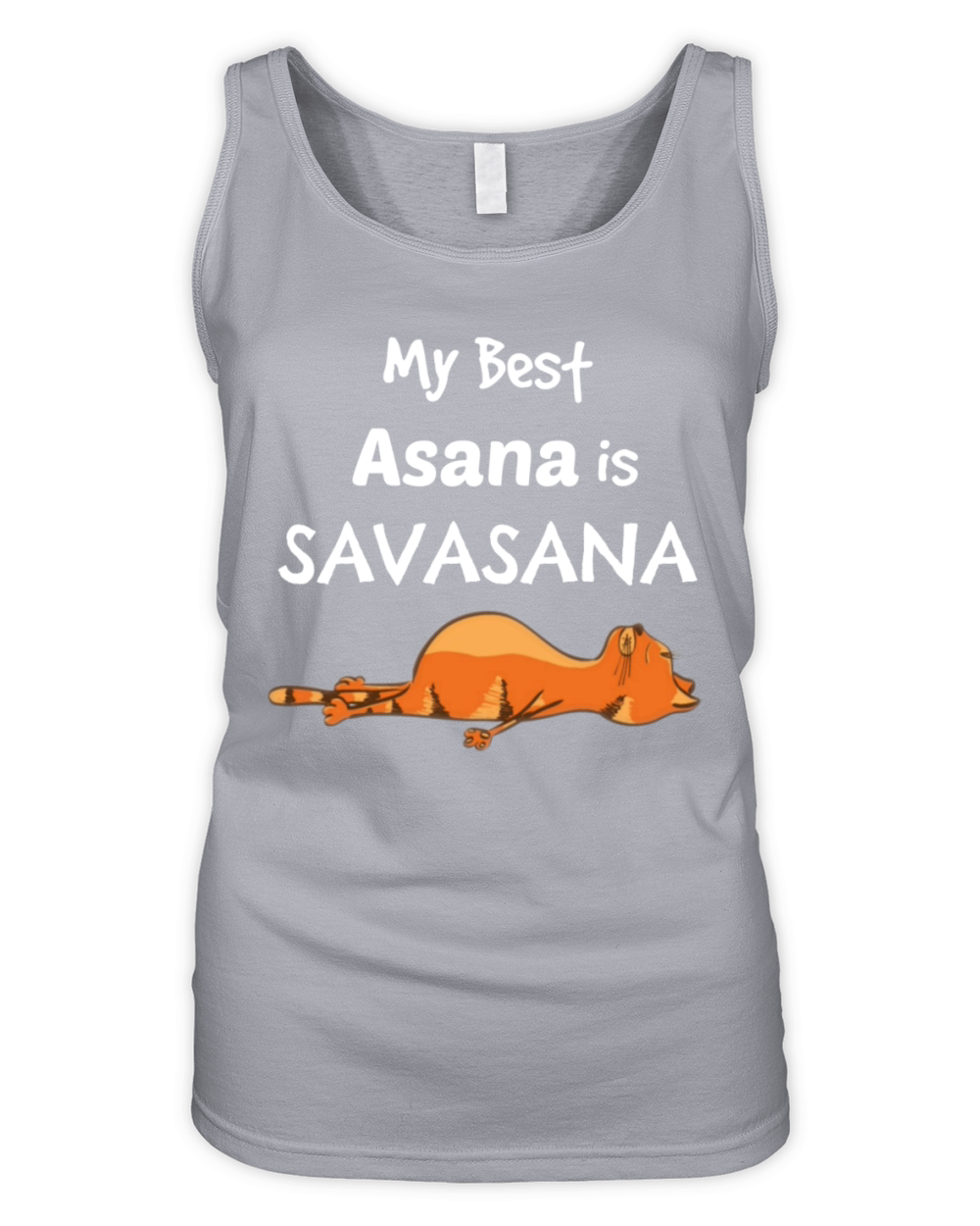 Yoga Cat - my best asana Organic Women's Tank Top