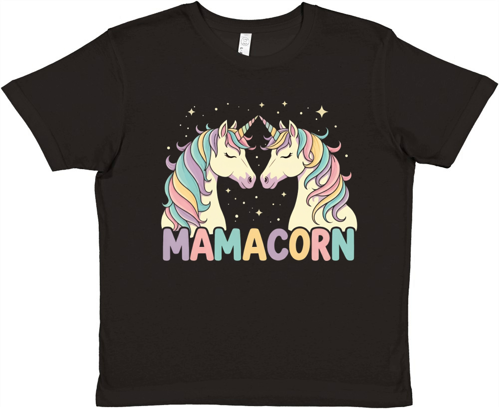 Mamacorn 02 Premium Kids Crewneck T-shirt