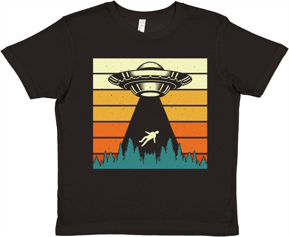 Vintage UFO Alien 38 Premium Kids Crewneck T-shirt