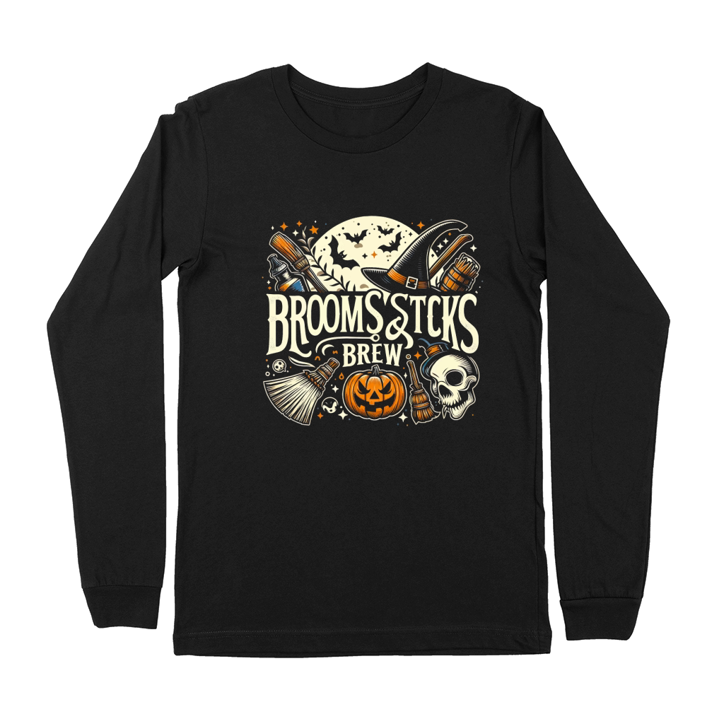 Broomsticks and Brew Premium Long Sleeve