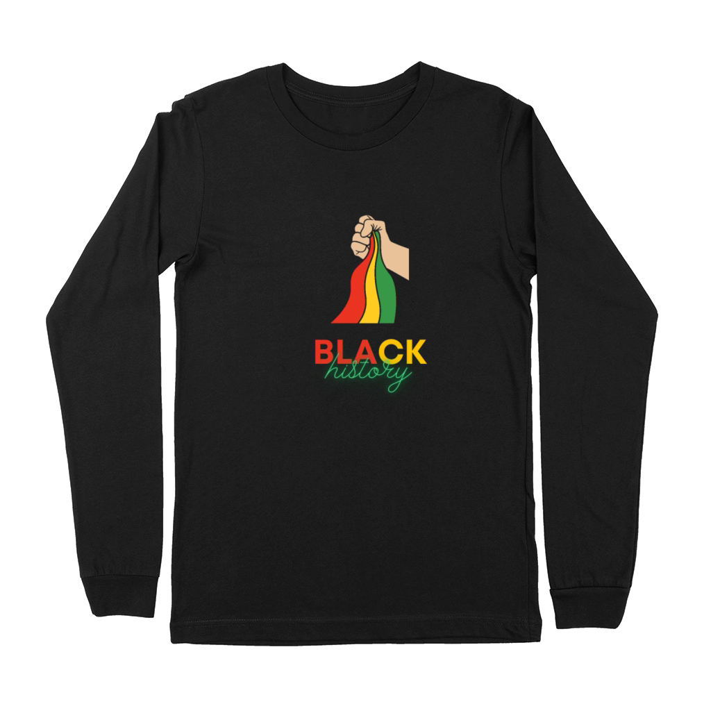 Vintage Black History Month Premium Long Sleeve