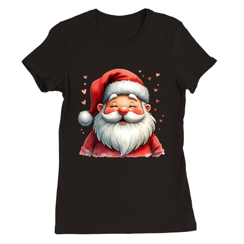 Christmas Santa Clipart 5 08 Premium Womens Crewneck T-shirt