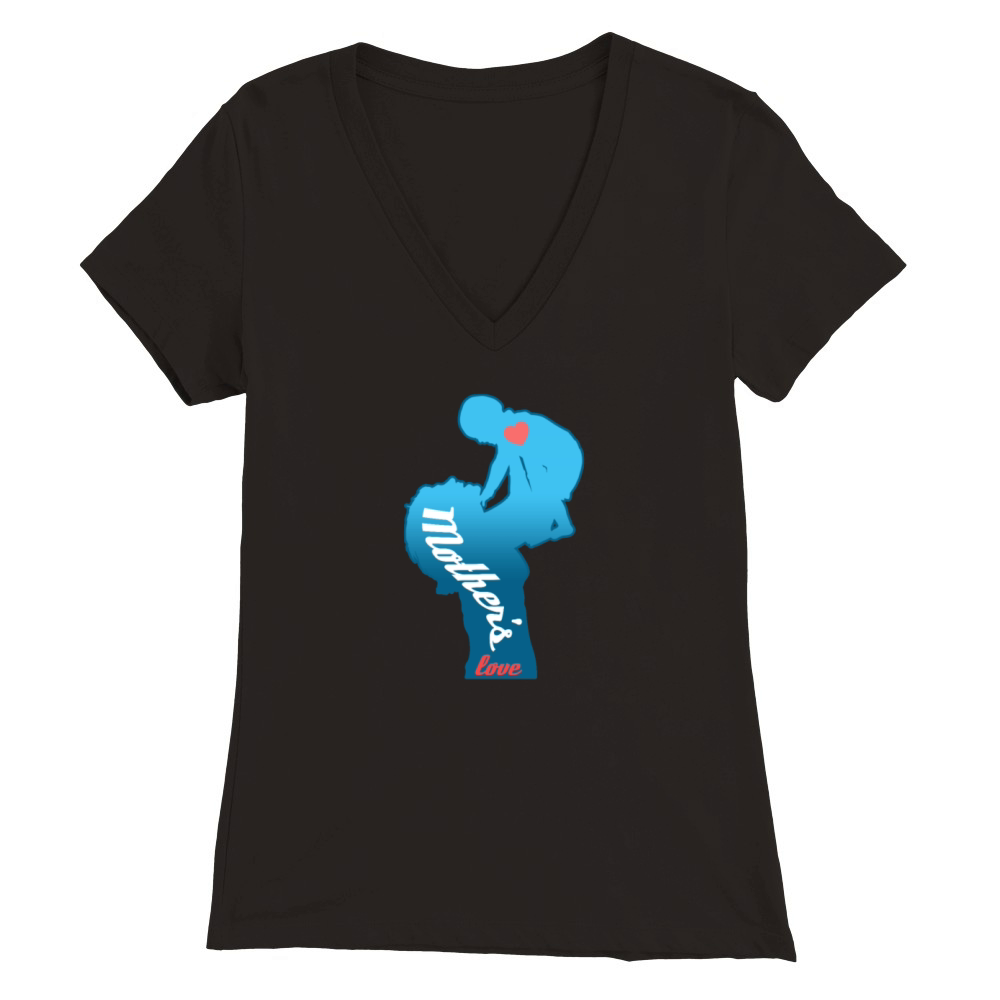 Birth Motherslove Premium Womens V-Neck T-shirt