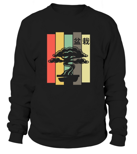 Bonsai Tree Japanese Retro Vintage Sweatshirt Unisex