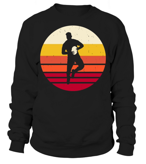 Vintage Rugby Player 2 Sweatshirt Unisex