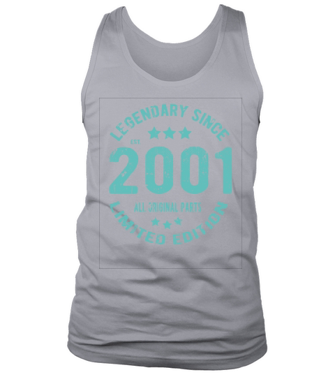 2001 Vintage Birthday Tank Top Unisex