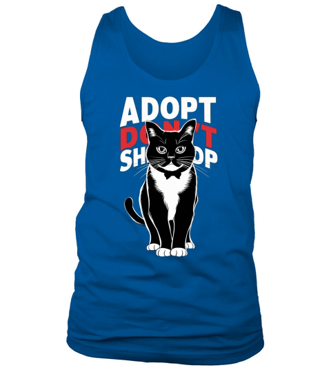 Adopt Dont Shop Cat Tank Top Unisex