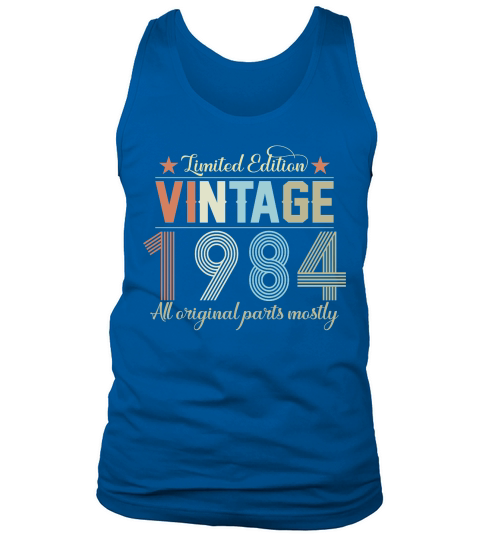 Birthday   Limited Edition Vintage 1984 Tank Top Unisex