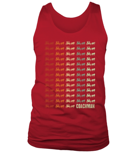 Coachman carriage horse Tank Top Unisex