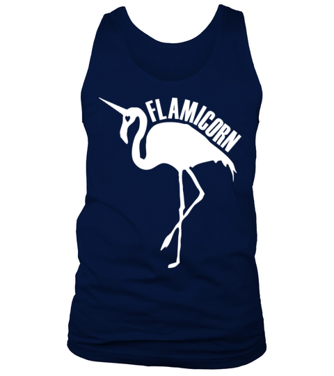 flamingo unicorn hybrid creature hybrids white Tank Top Unisex