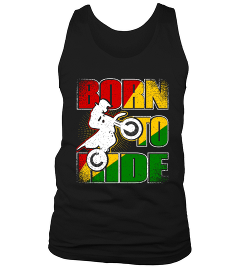 Motocross Born To Ride - gift Tank Top Unisex