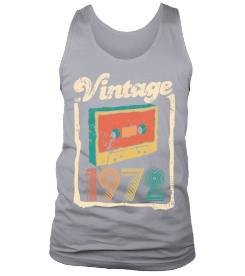 Vintage 1972 - 50 years old - 50th birthday gift Tank Top Unisex