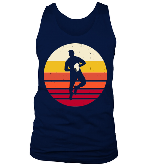 Vintage Rugby Player 2 Tank Top Unisex