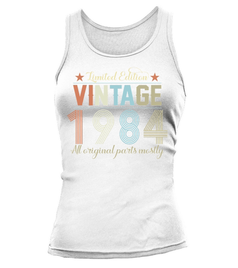 Birthday   Limited Edition Vintage 1984 Tank top Woman