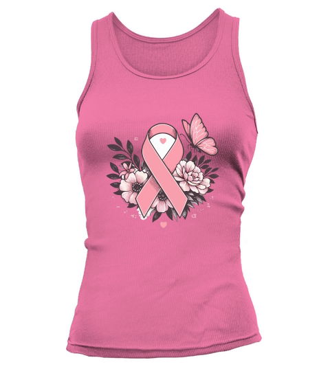 pink ribbon 06 Tank top Woman